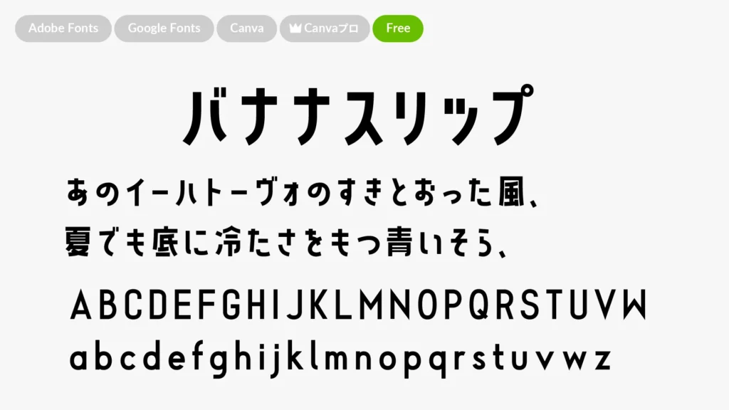 バナナスリップ