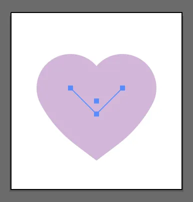 ハートの下の方がぷっくりした