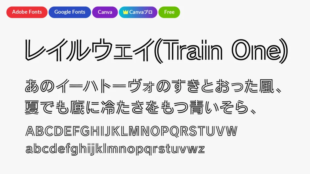 レイルウェイ（Train One）