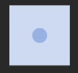 正方形の中央に正円が配置された形