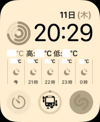 実際の文字盤のイメージ